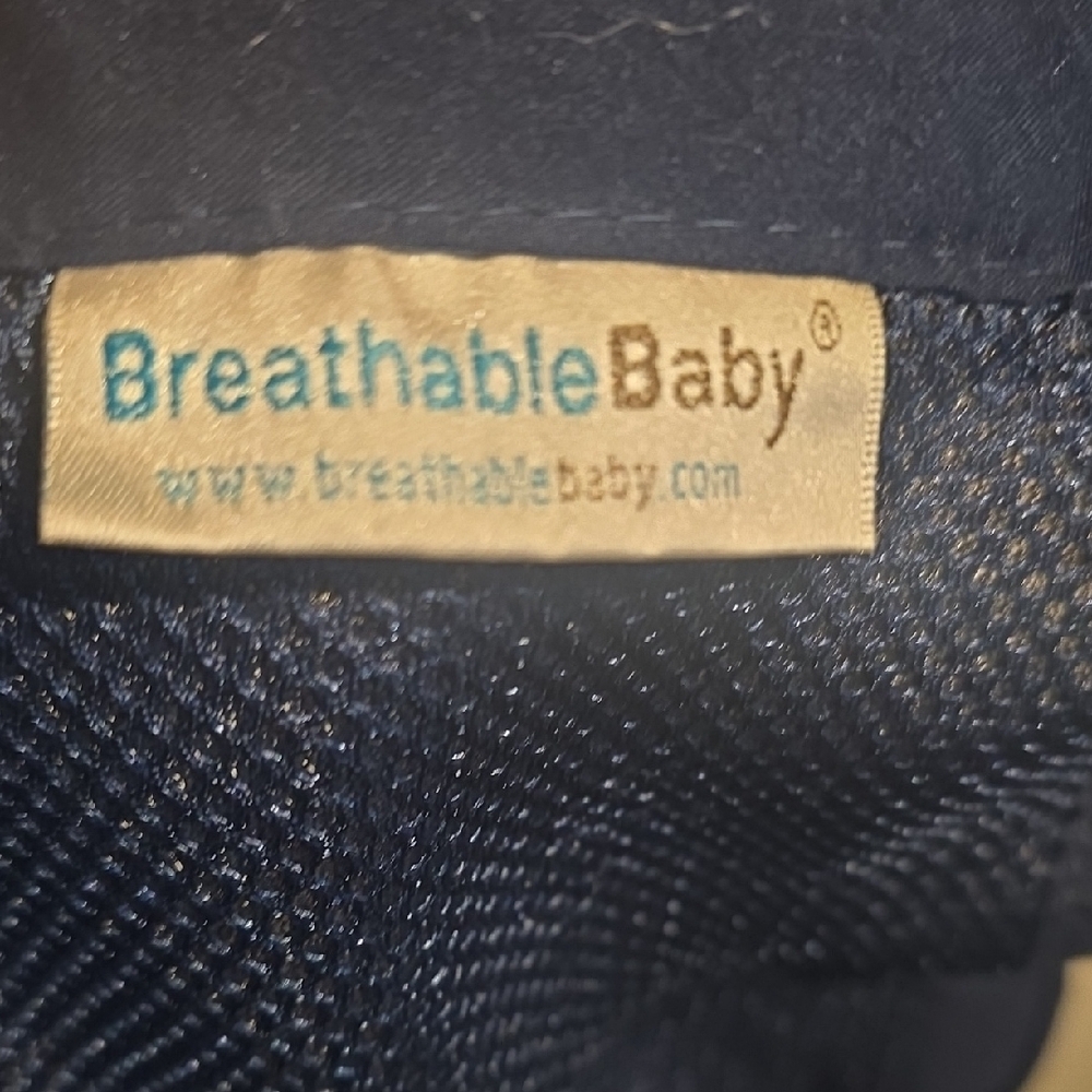 BreathableBaby Navy Mesh Fabric Breathable Mesh Liner for Full-Size